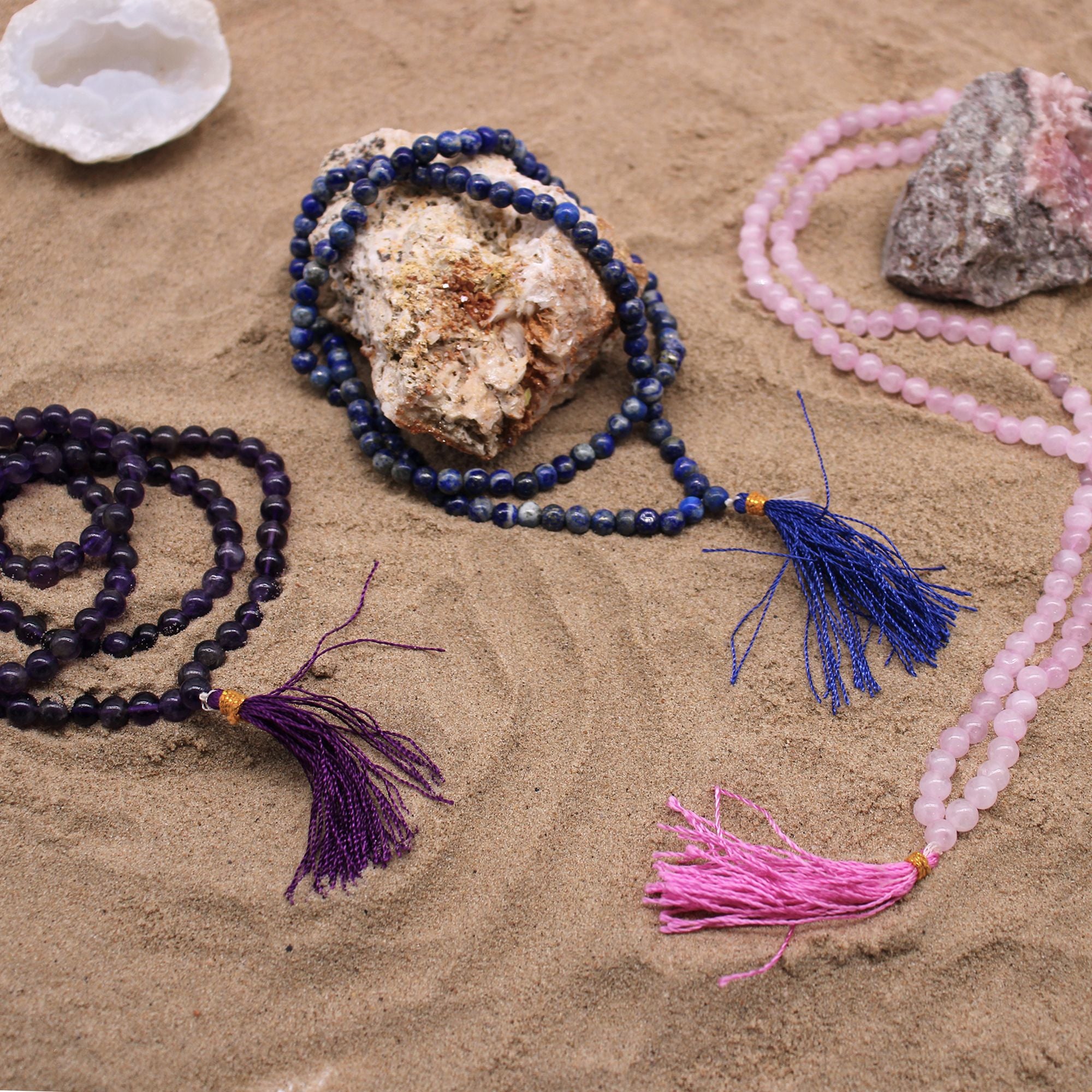LAPIS LAZULI MALA BEADS