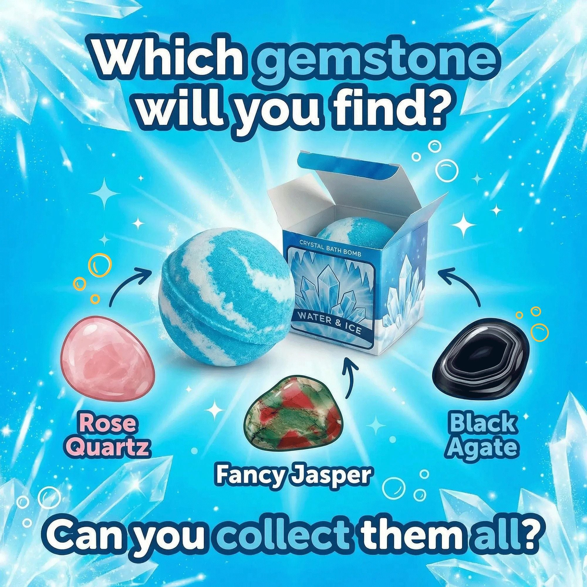 WATER ELEMENTAL CRYSTAL BATH BOMB