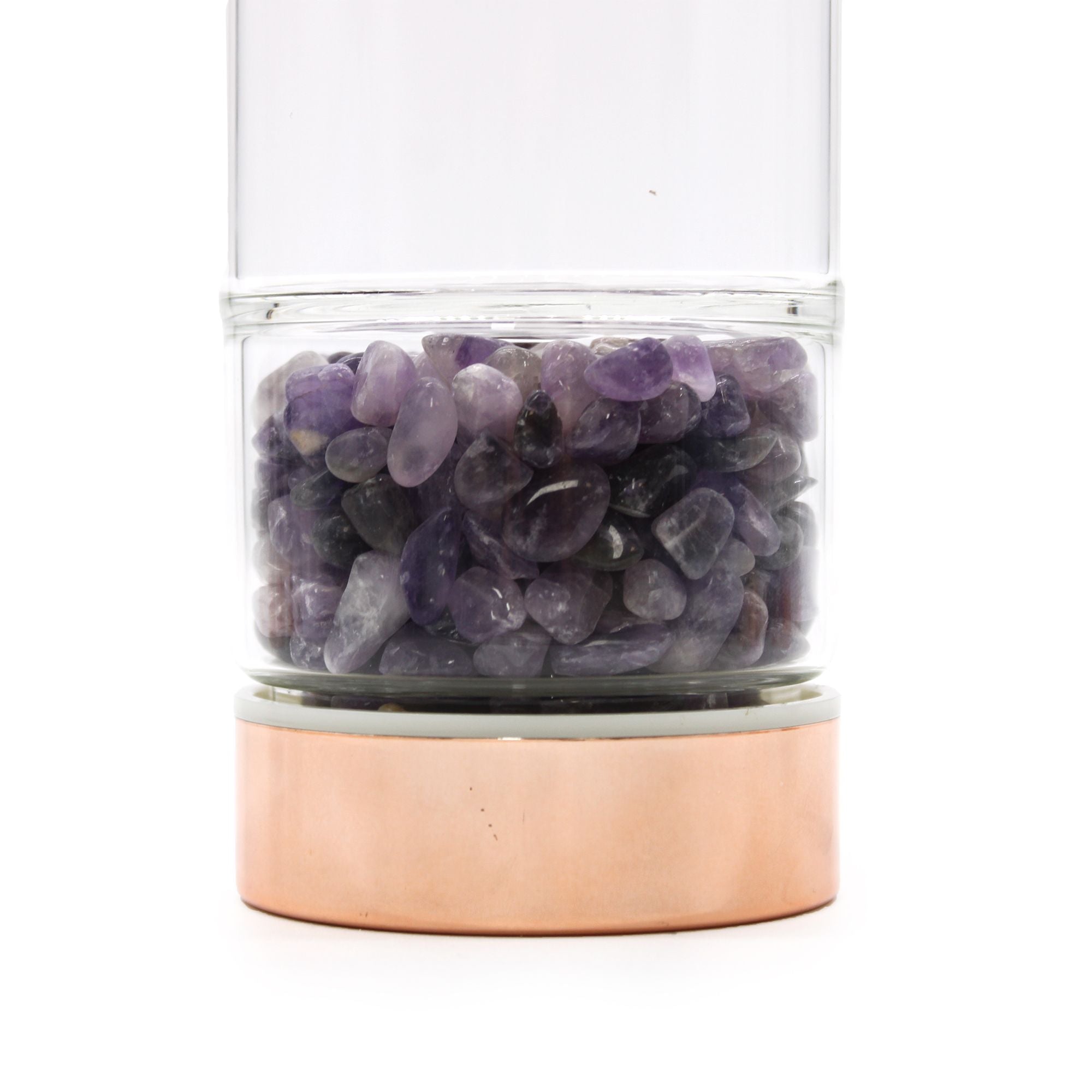 AMETHYST CRYSTAL TEA INFUSER BOTTLE