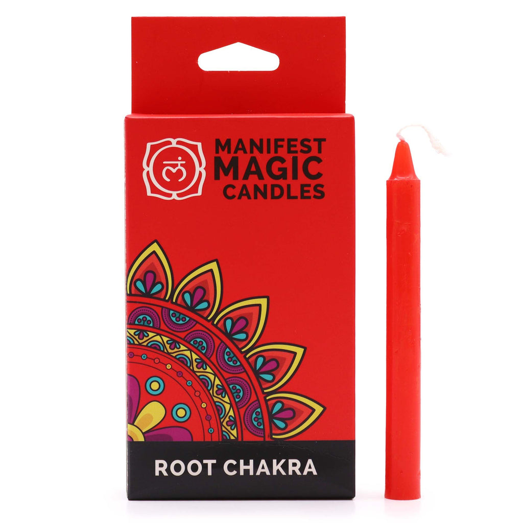 ROOT CHAKRA MANIFEST MAGIC CANDLE SET