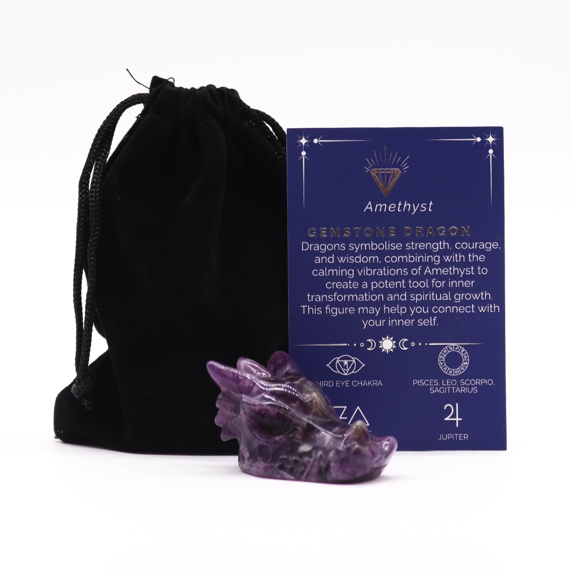 AMETHYST DRAGON HEAD