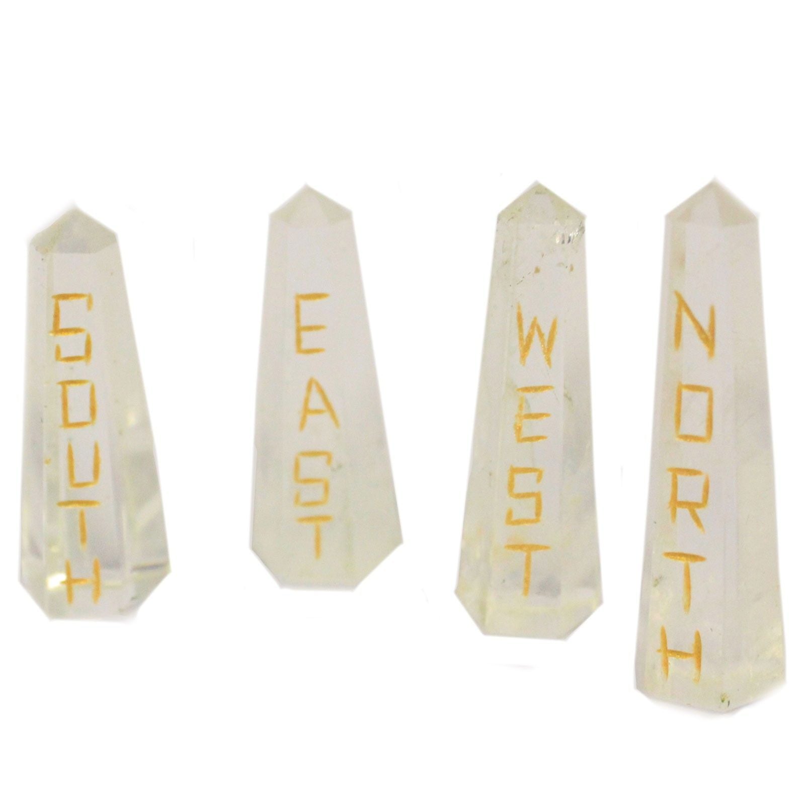 POINTS OF THE COMPASS QUARTZ STONE SET