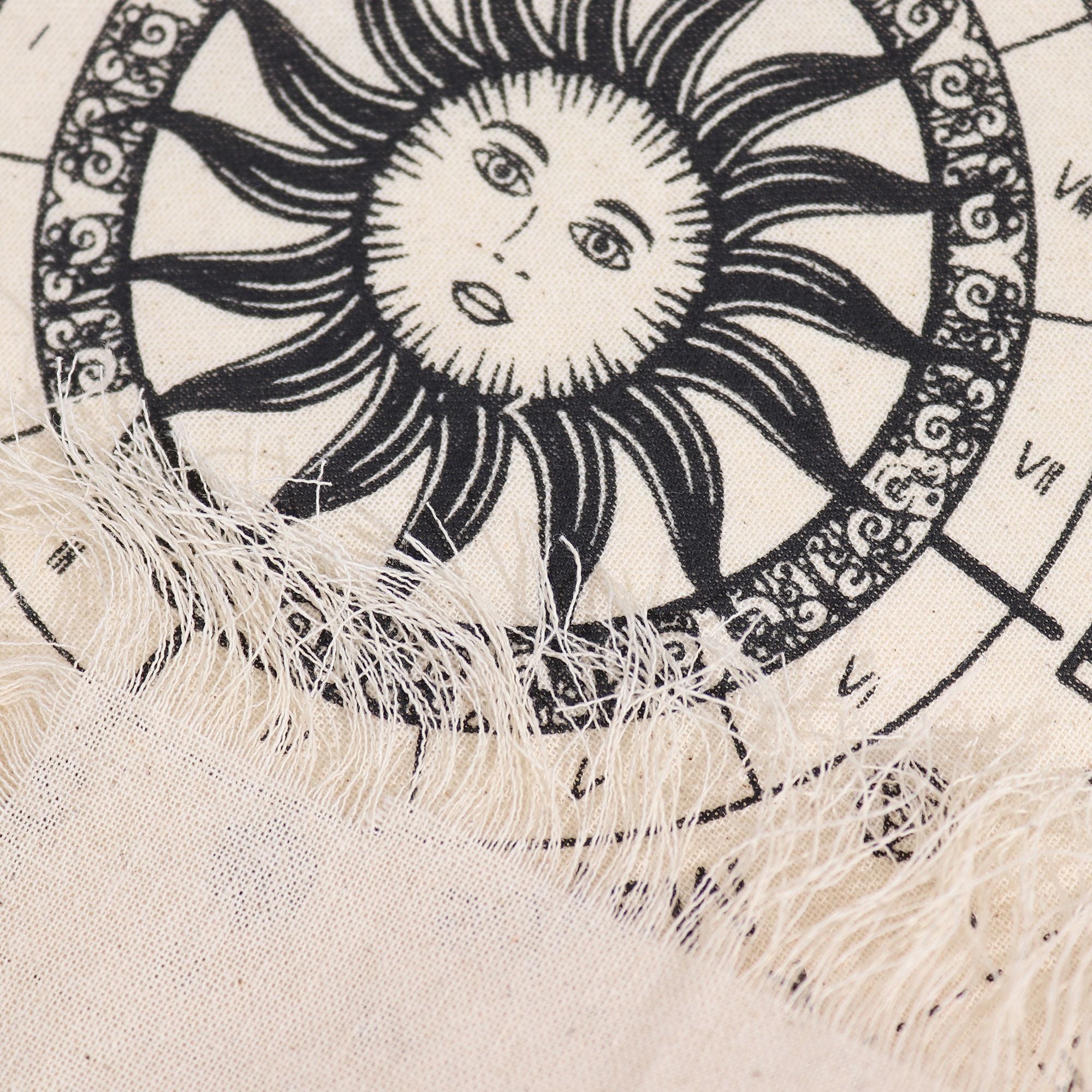 SUN FACE PENDULUM DIVINATION CLOTH