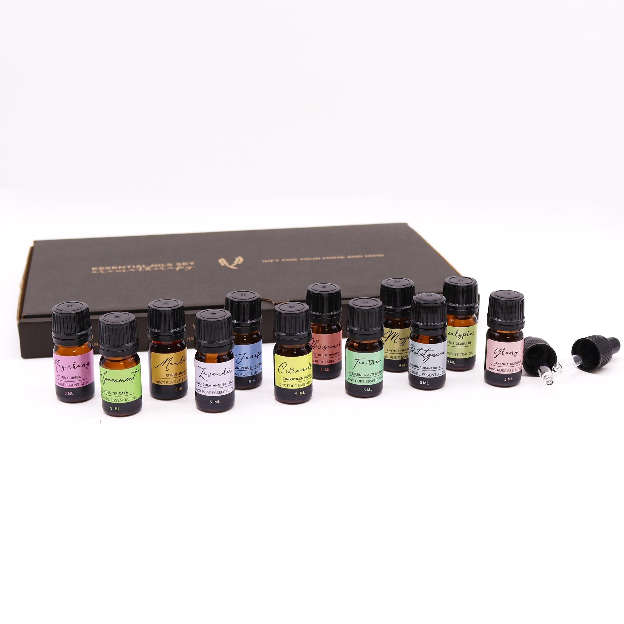 SPRING AROMATHERAPY ESSENTIAL OIL GIFT SET