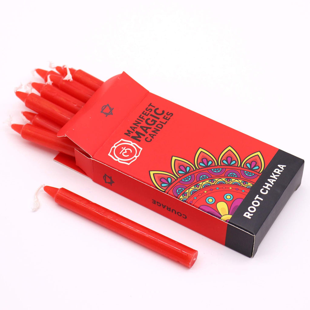ROOT CHAKRA MANIFEST MAGIC CANDLE SET