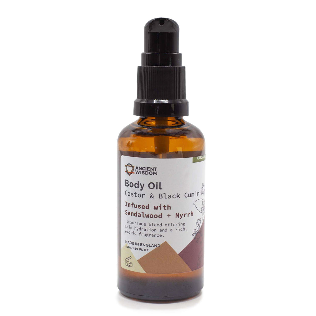 SANDALWOOD + MYRRH ORGANIC BODY OIL
