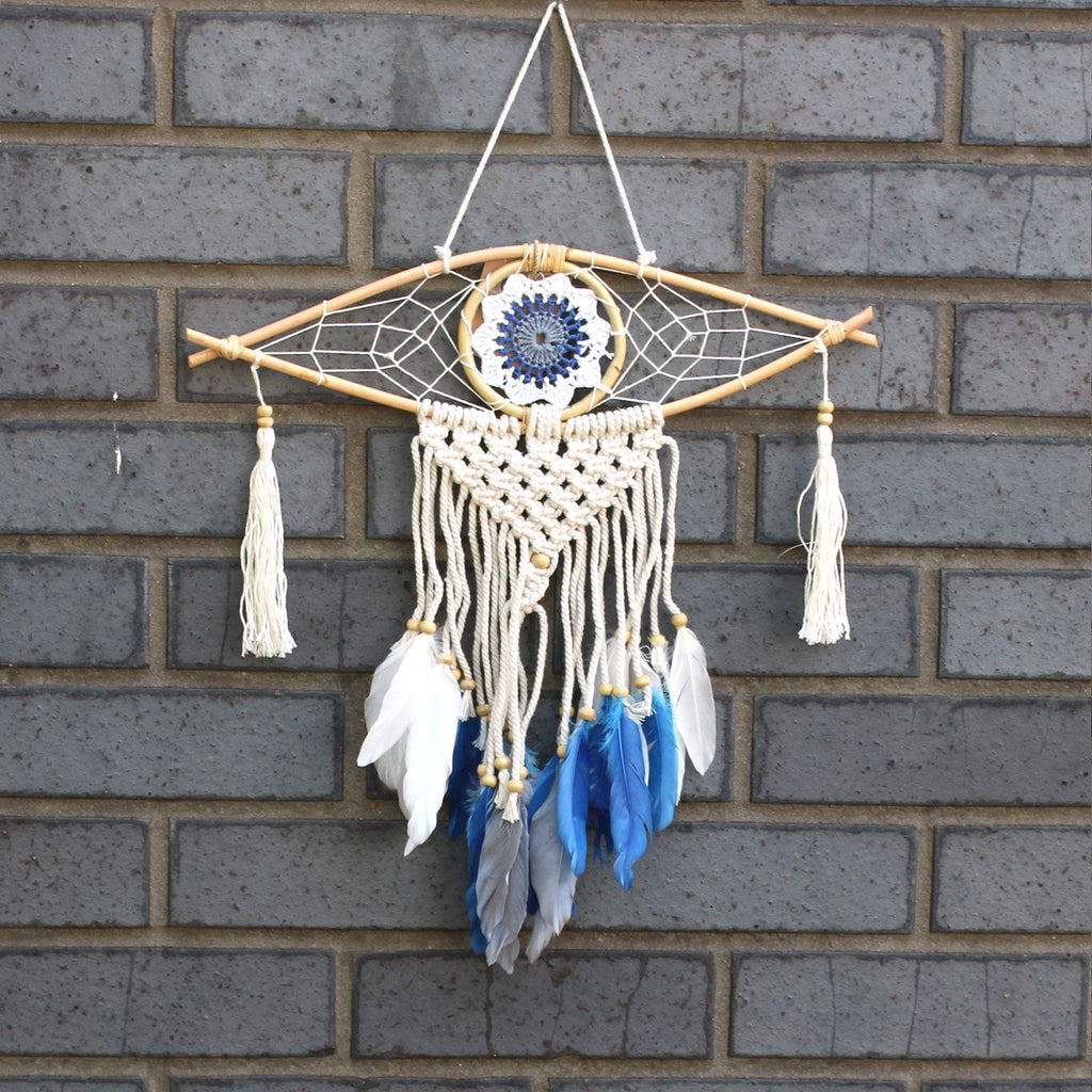 PROTECTION EVIL EYE FLOWER DREAMCATCHER