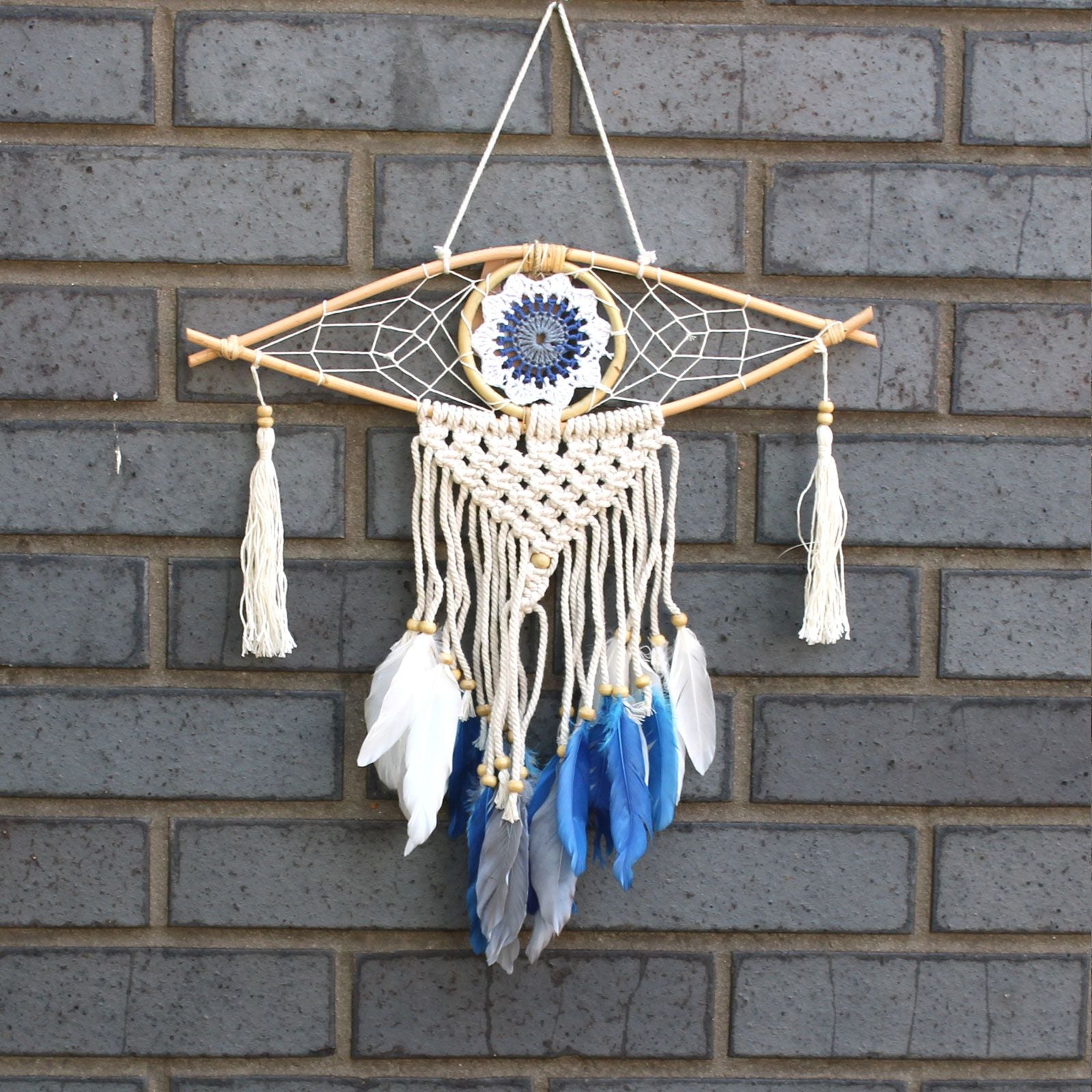 PROTECTION EVIL EYE FLOWER DREAMCATCHER