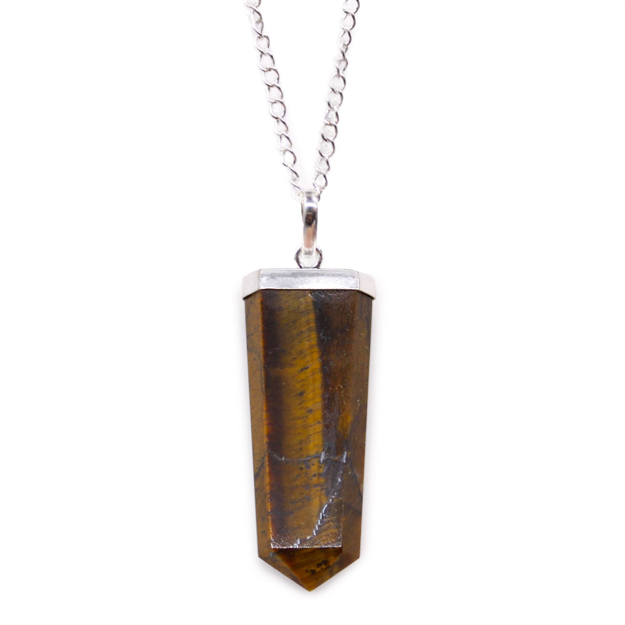 TIGER EYE PENDANT NECKLACE