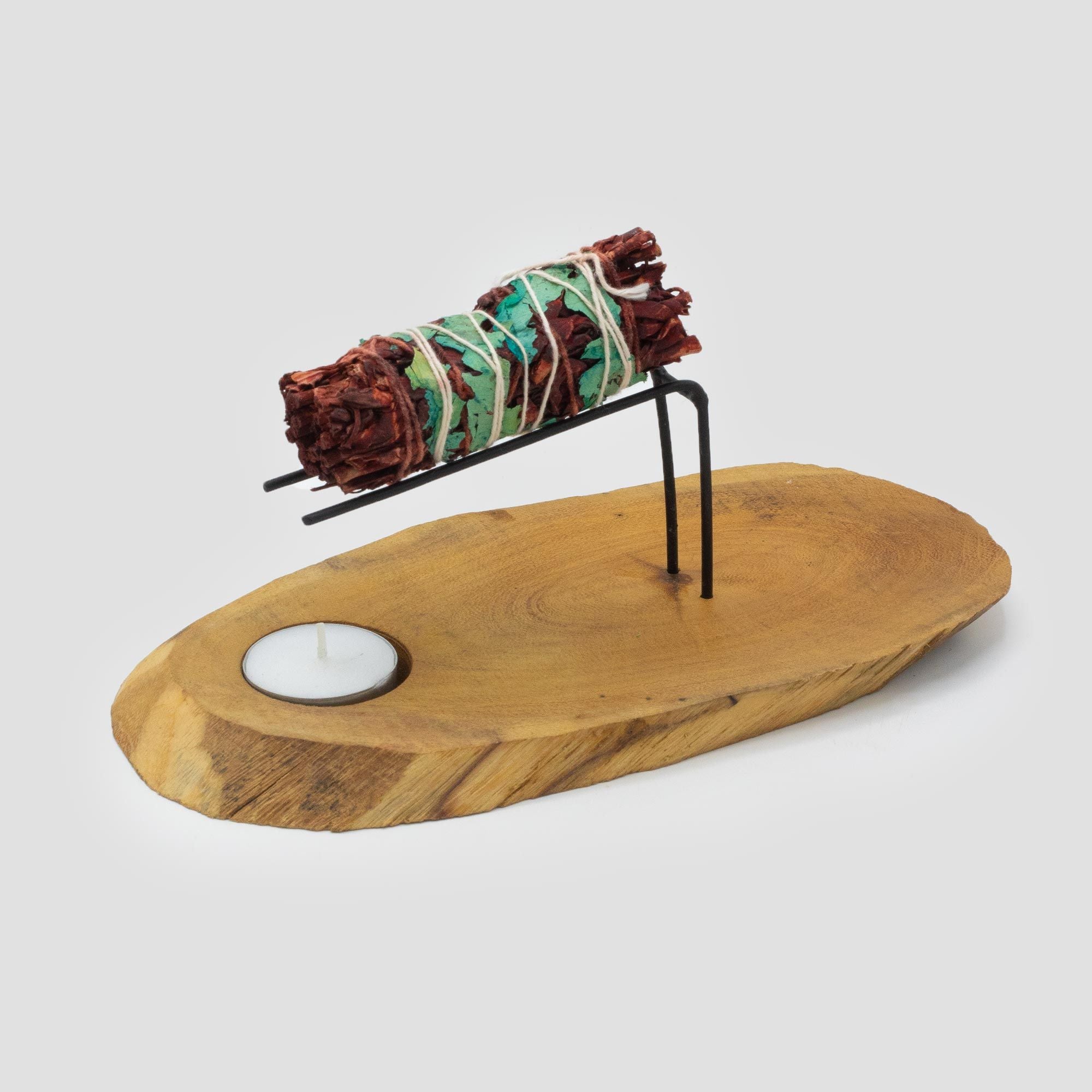 NATURAL GAMEL WOOD PALO SANTO HEATER