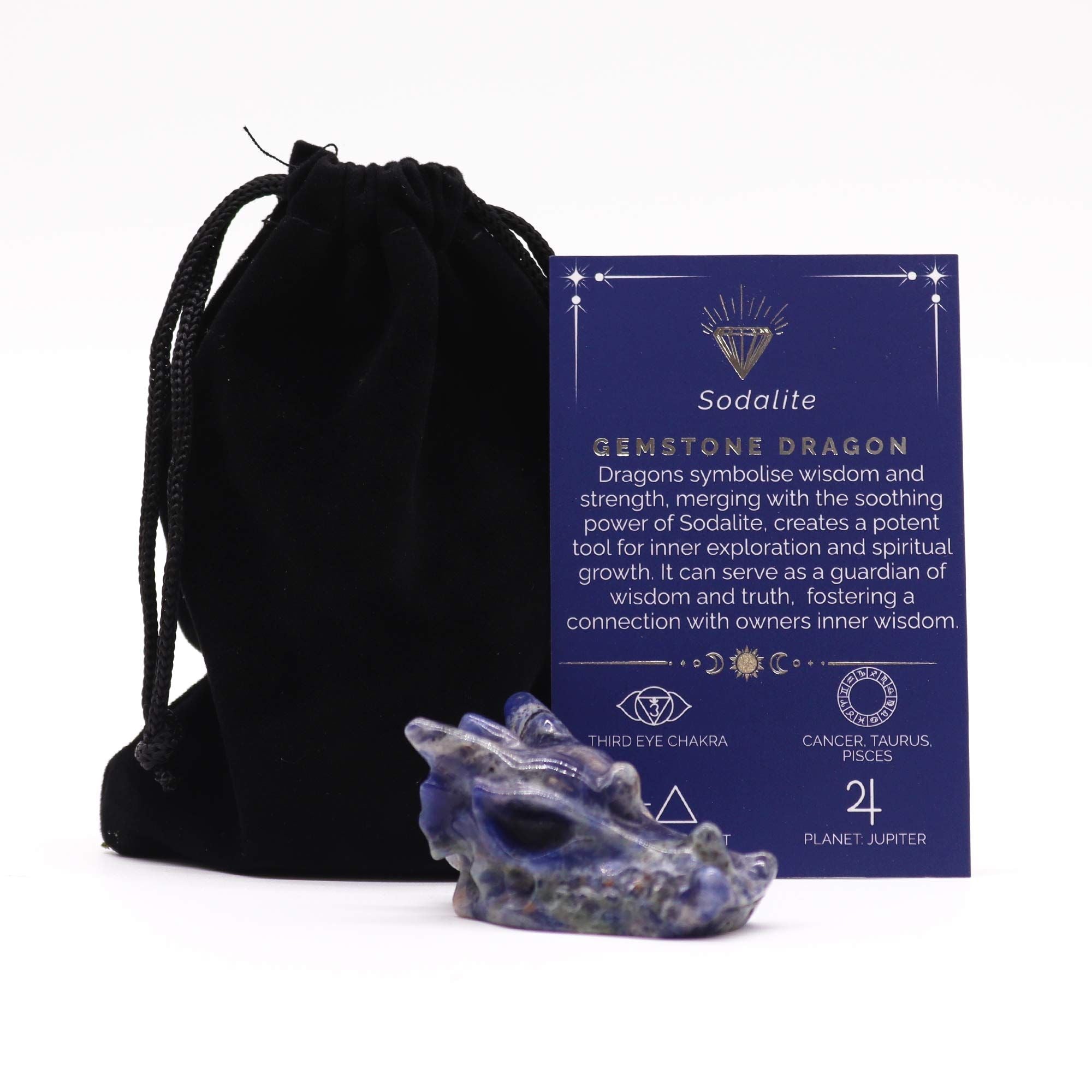 SODALITE DRAGON HEAD