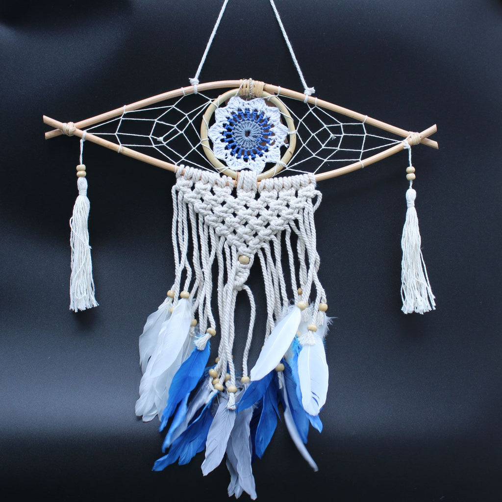 PROTECTION EVIL EYE FLOWER DREAMCATCHER
