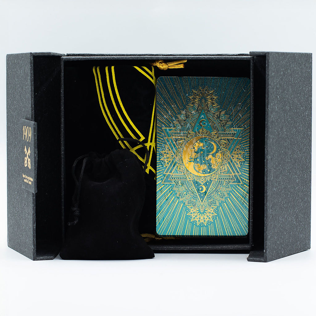 GOLD + TURQUOISE FOIL TAROT SET