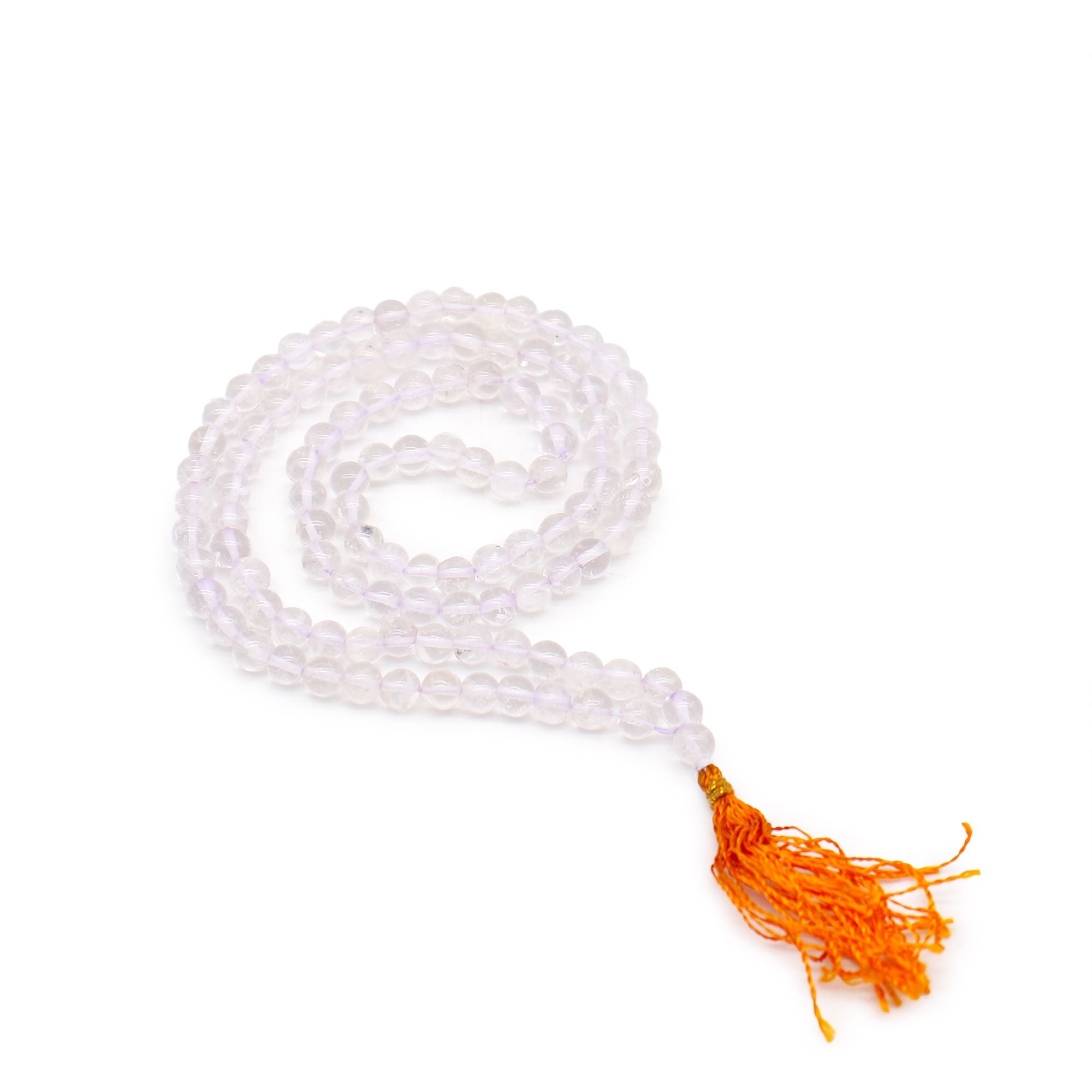 ROCK CRYSTAL MALA BEADS