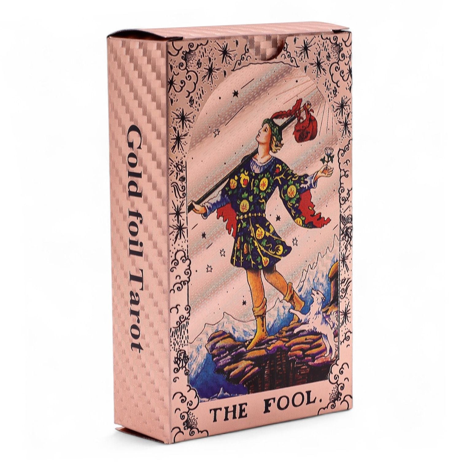 ROSE GOLD FOIL MOON PHASE TAROT DECK