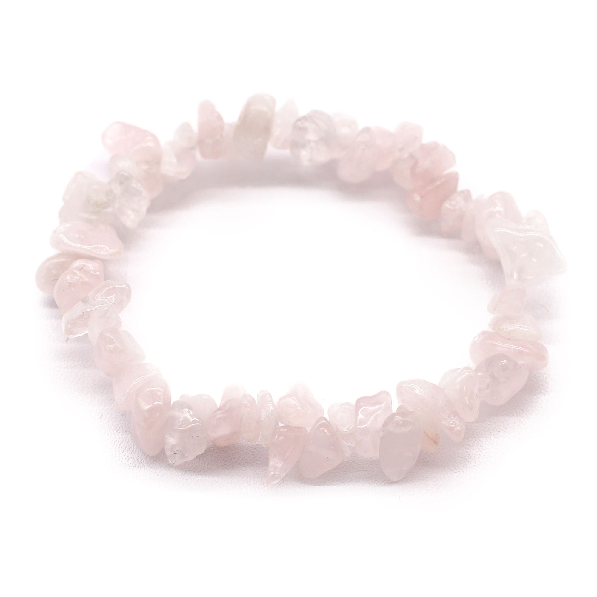 ROSE QUARTZ CHIPSTONE MANIFESTATION BRACELET