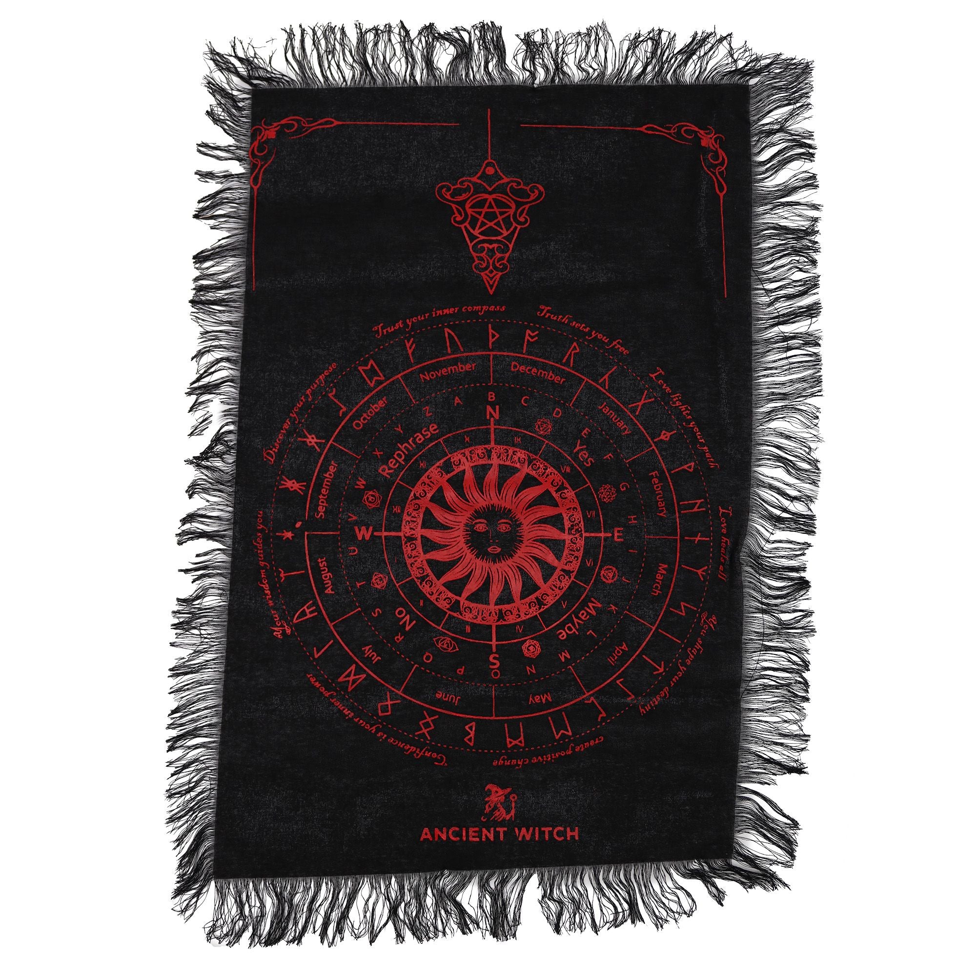 SUN FACE PENDULUM DIVINATION CLOTH