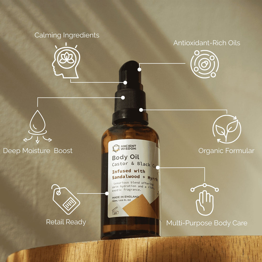 SANDALWOOD + MYRRH ORGANIC BODY OIL