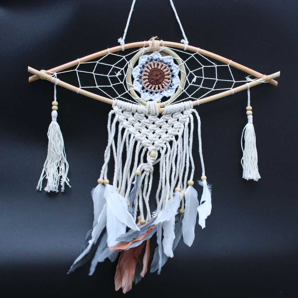 PROTECTION EVIL EYE FLOWER DREAMCATCHER