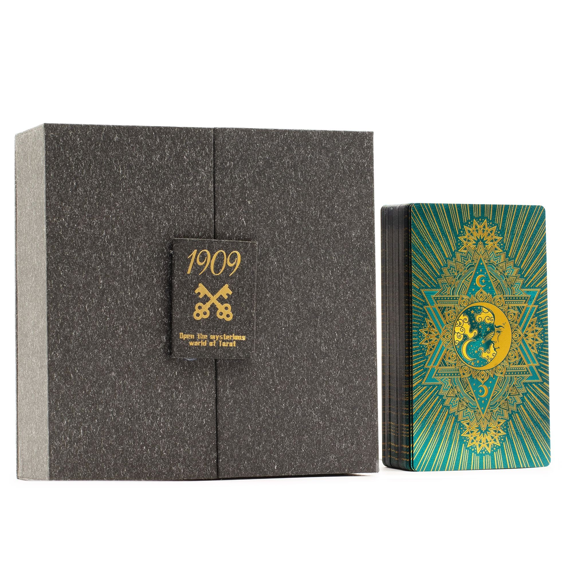 GOLD + TURQUOISE FOIL TAROT SET