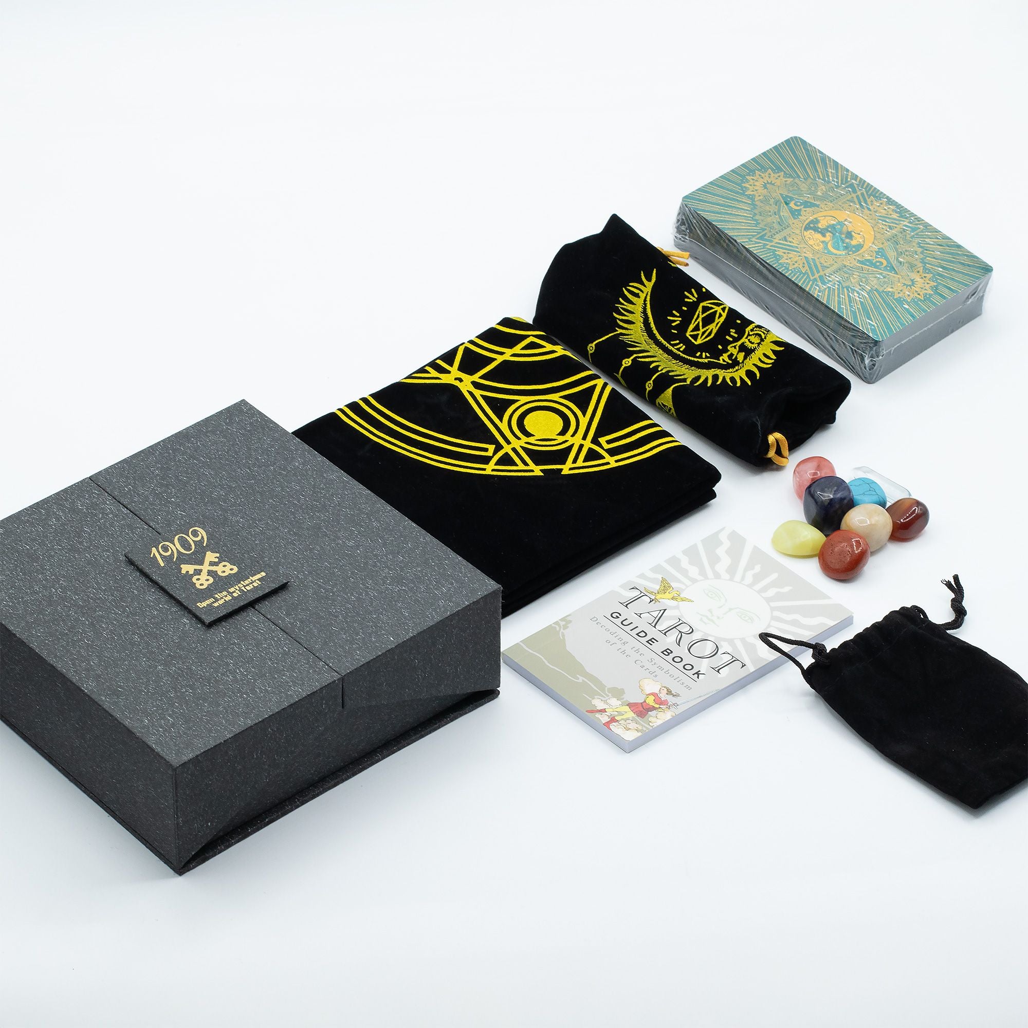 GOLD + TURQUOISE FOIL TAROT SET