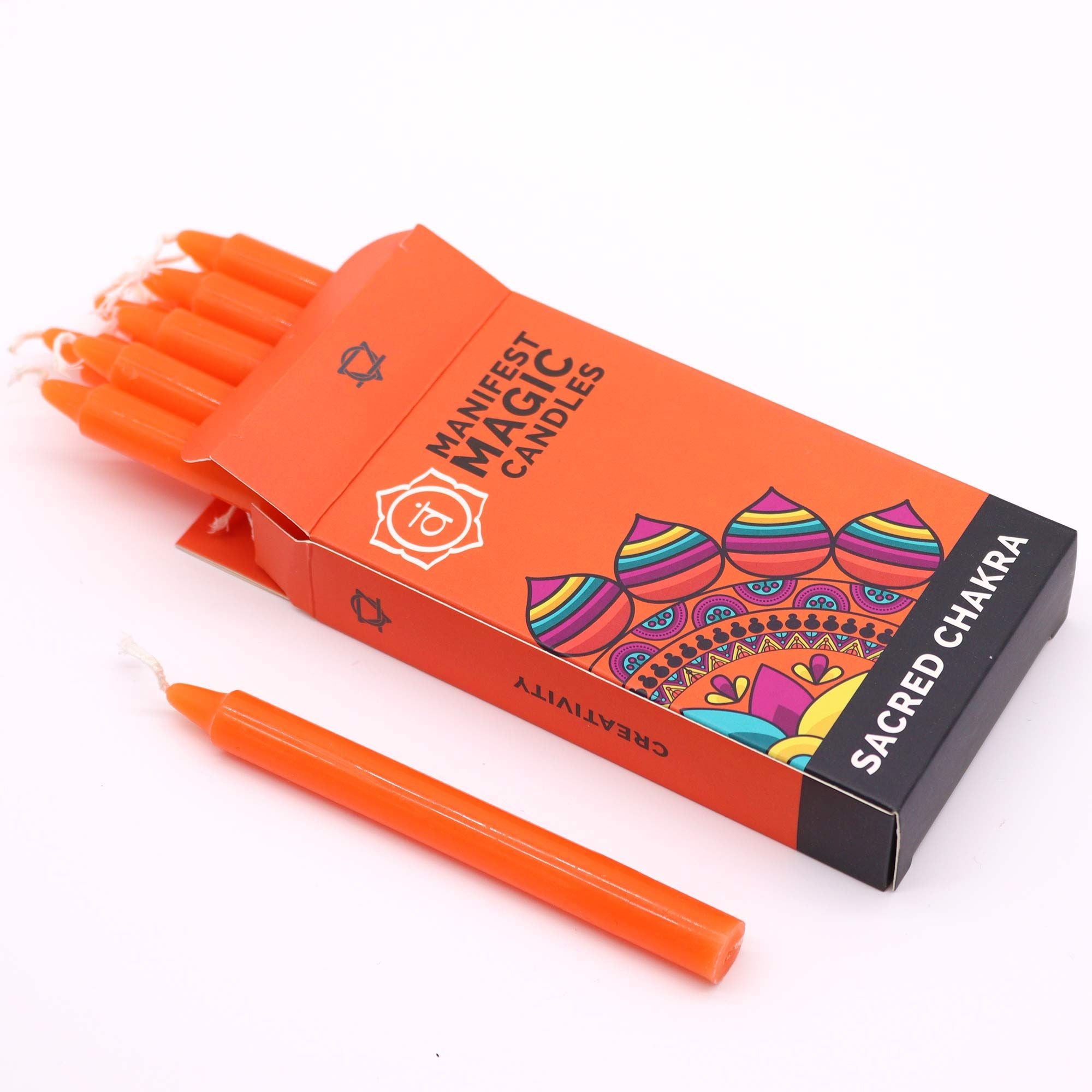 SACRAL CHAKRA MANIFEST MAGIC CANDLE SET