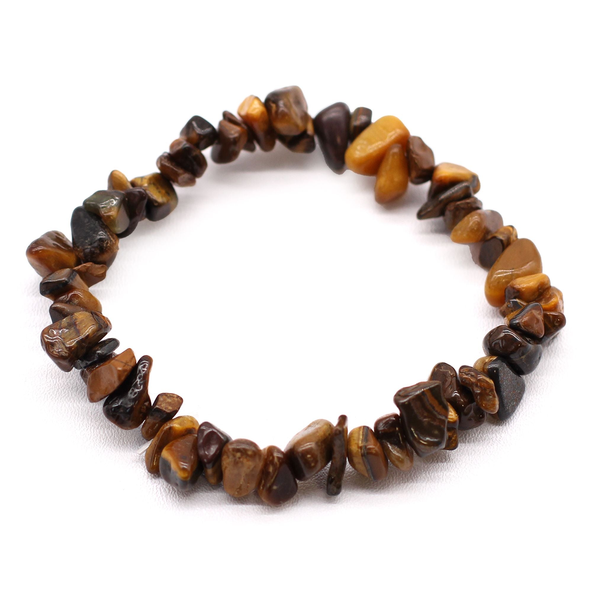 TIGER'S EYE CHIPSTONE MANIFESTATION BRACELET