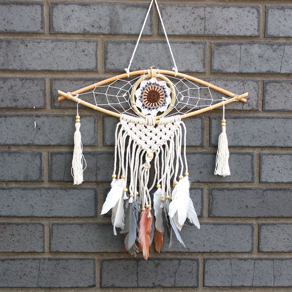 PROTECTION EVIL EYE FLOWER DREAMCATCHER
