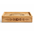 SUN + MOON CARVED TAROT BOX + DRAWER