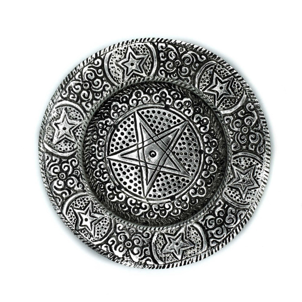 ALUMINIUM PENTAGRAM INCENSE HOLDER