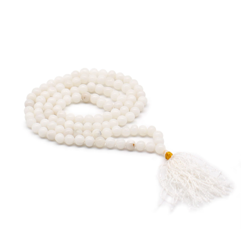 CLEAR QUARTZ MALA BEADS