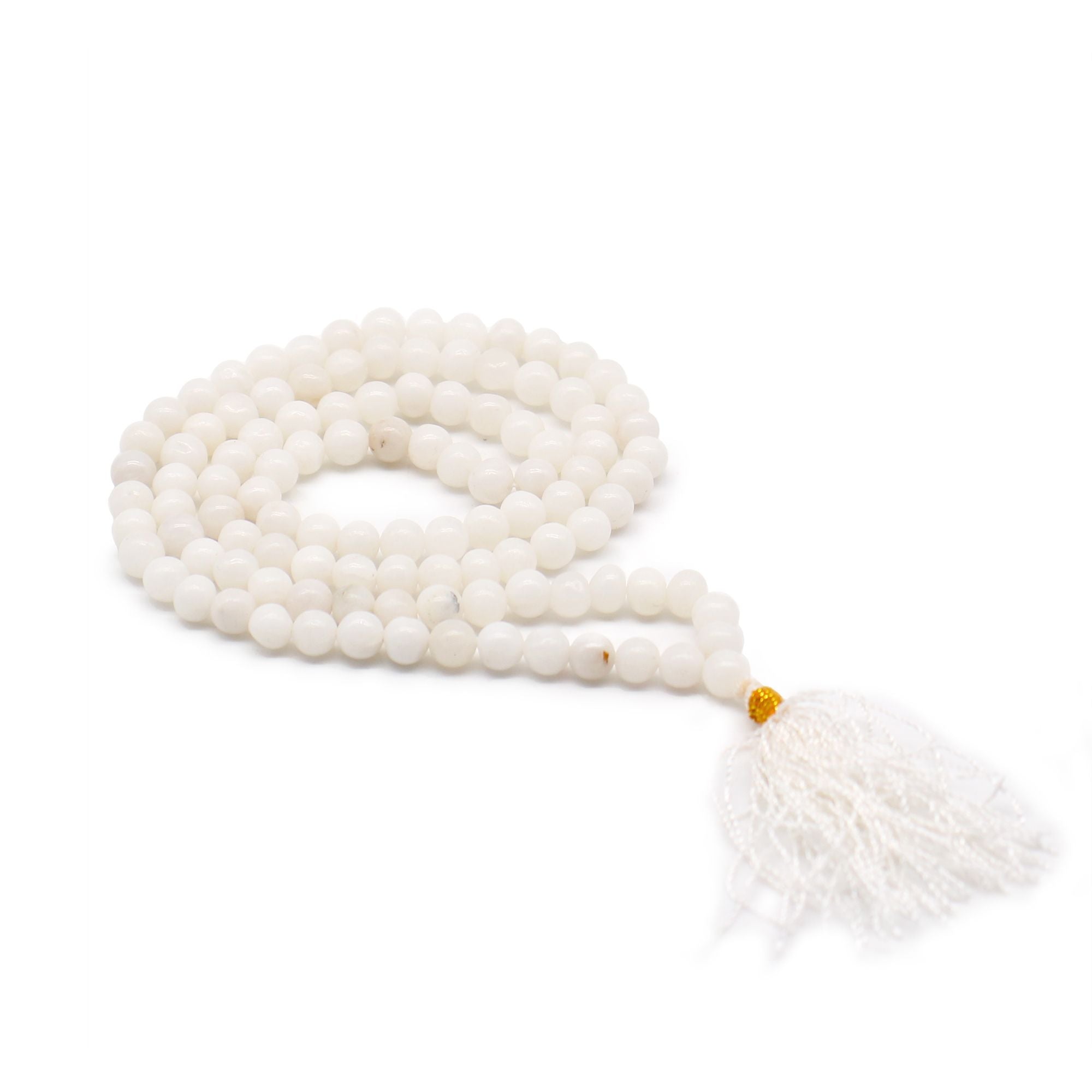 CLEAR QUARTZ MALA BEADS