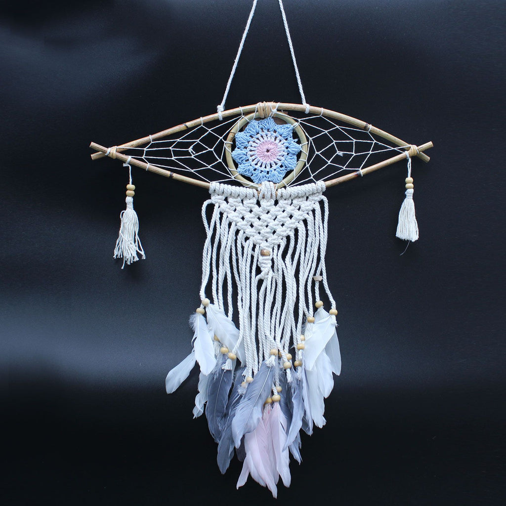 PROTECTION EVIL EYE FLOWER DREAMCATCHER