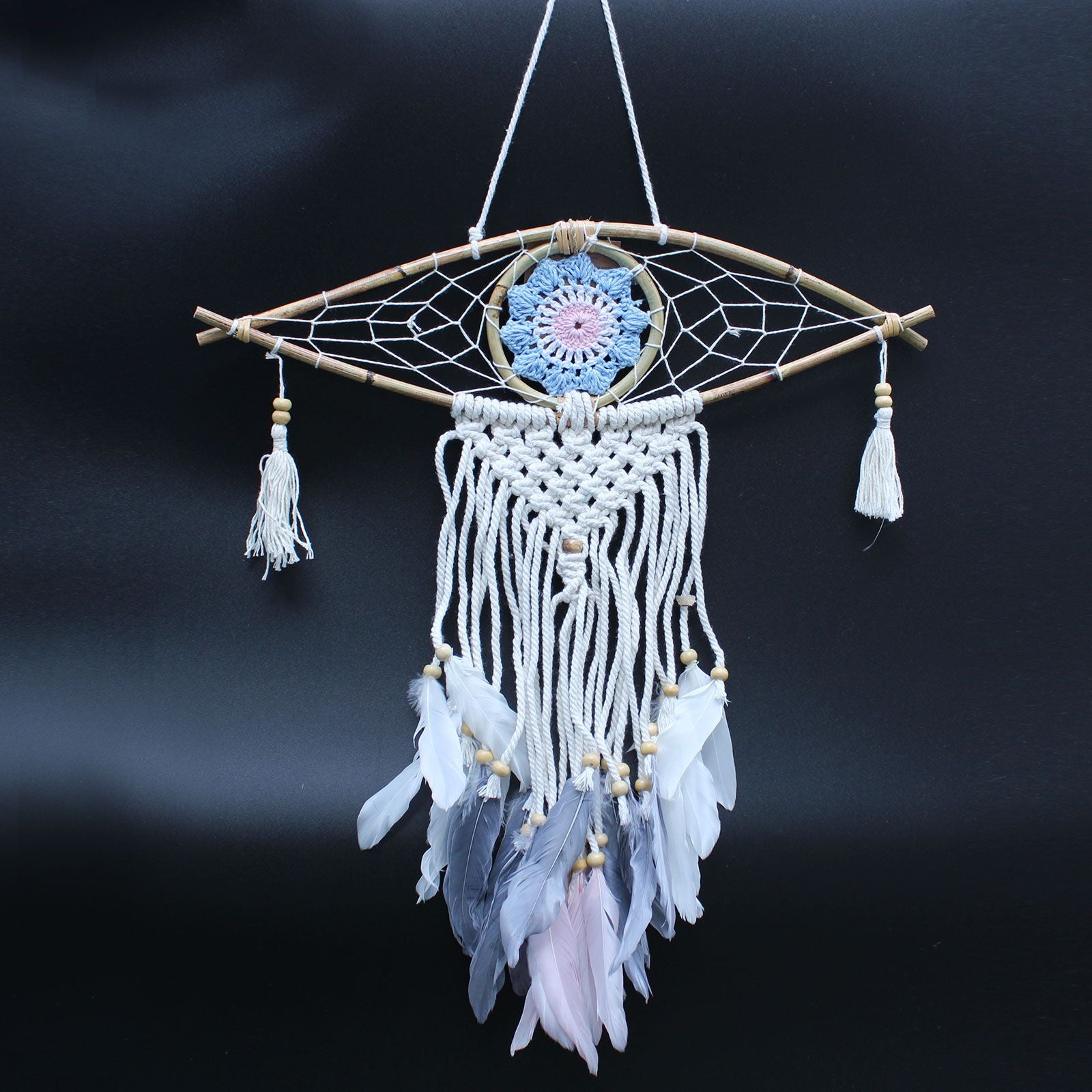 PROTECTION EVIL EYE FLOWER DREAMCATCHER