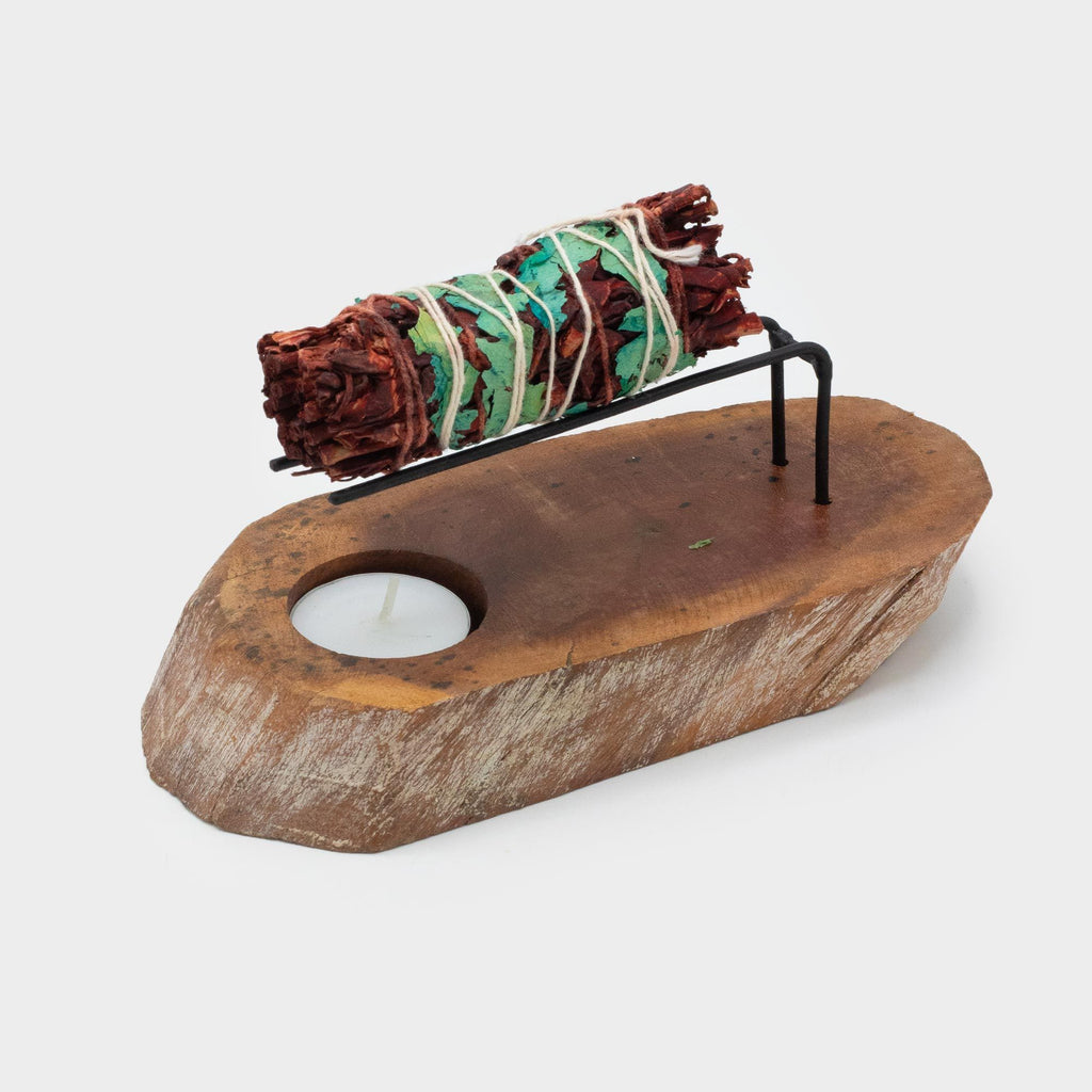 WHITEWASH GAMEL WOOD PALO SANTO HEATER