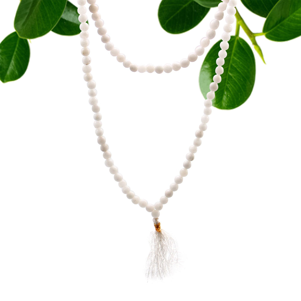 CLEAR QUARTZ MALA BEADS