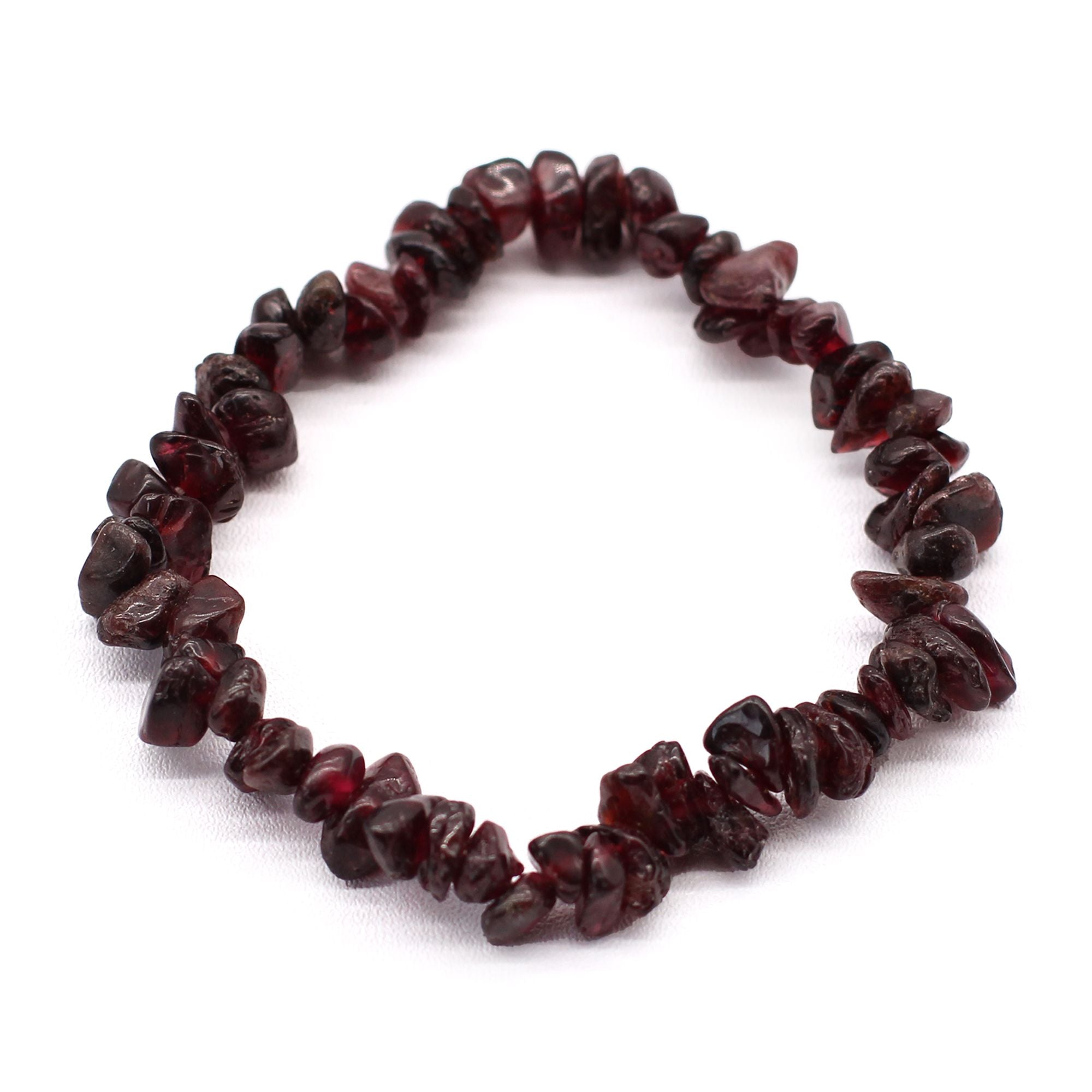 BLOOD GARNET CHIPSTONE MANIFESTATION BRACELET