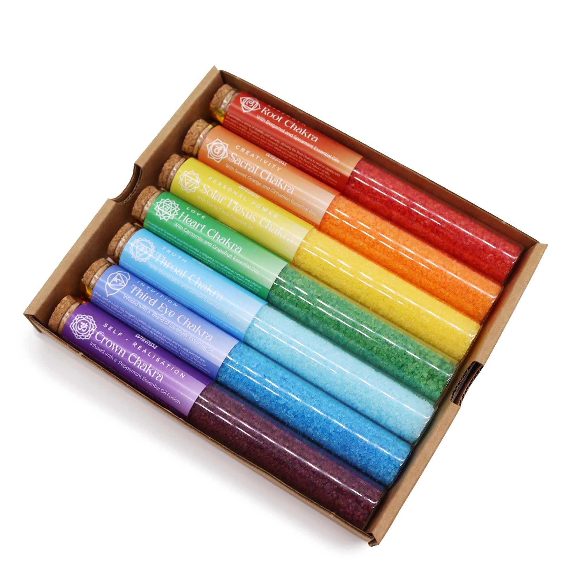 CHAKRA AROMATHERAPY BATH SALT GIFT SET
