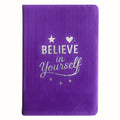 BELIEVE IN YOURSELF VELVET NOTEBOOK