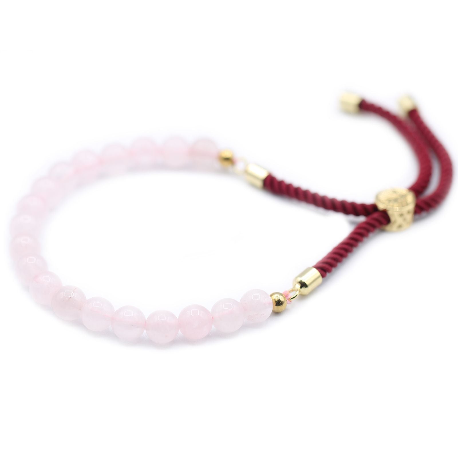 ROSE QUARTZ ADJUSTABLE BRACELET