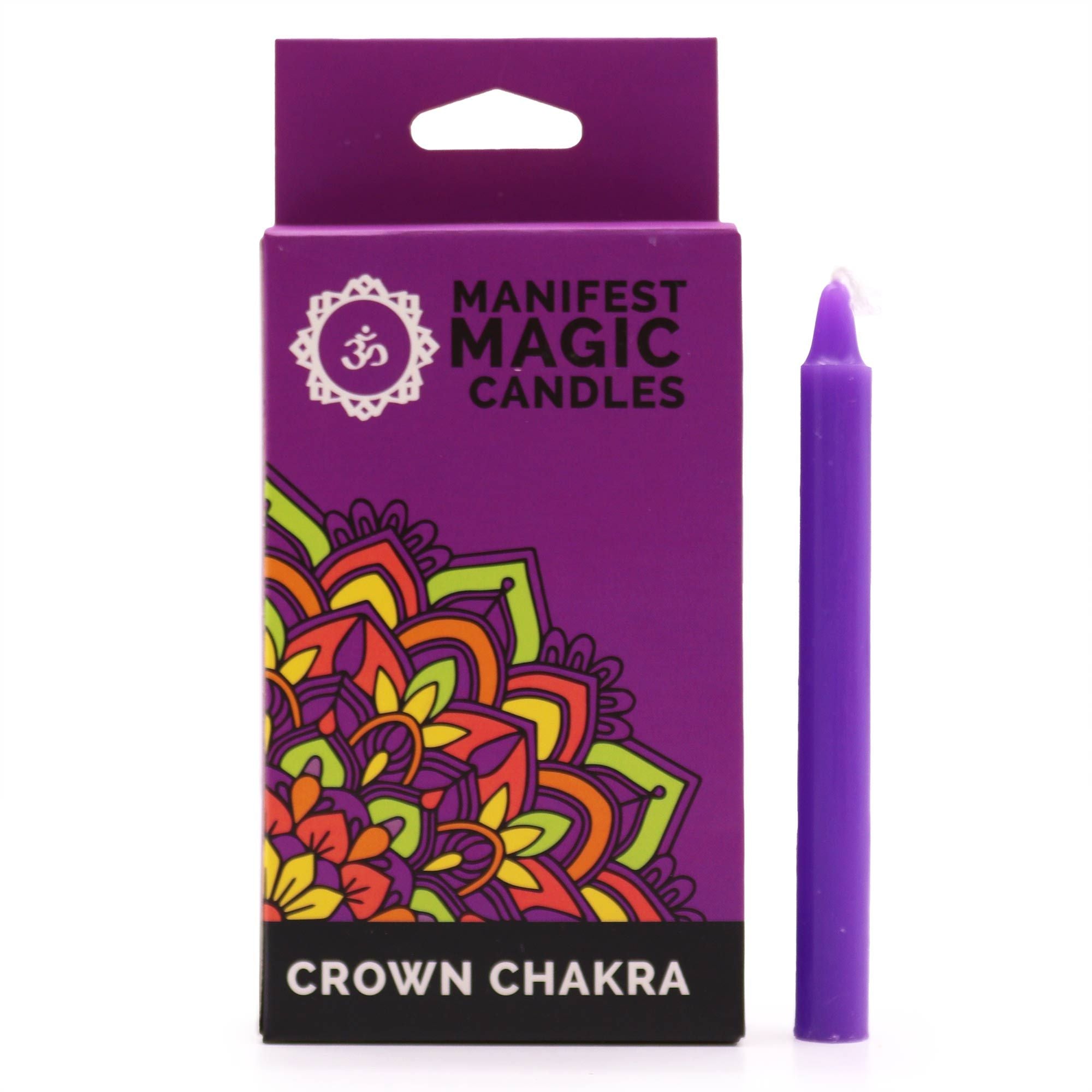 CROWN CHAKRA MANIFEST MAGIC CANDLE SET