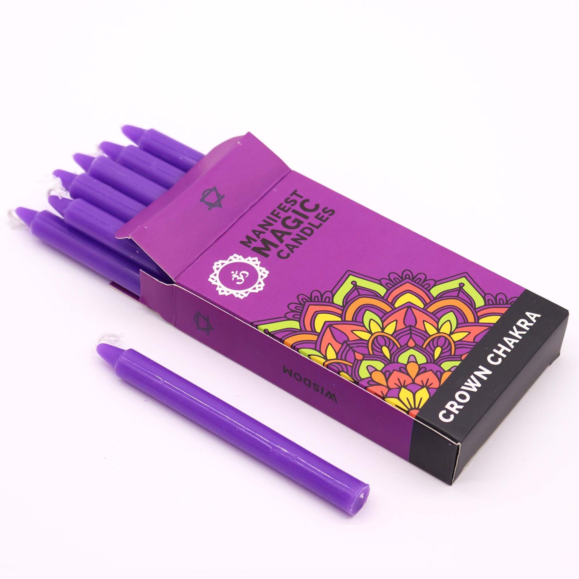 CROWN CHAKRA MANIFEST MAGIC CANDLE SET