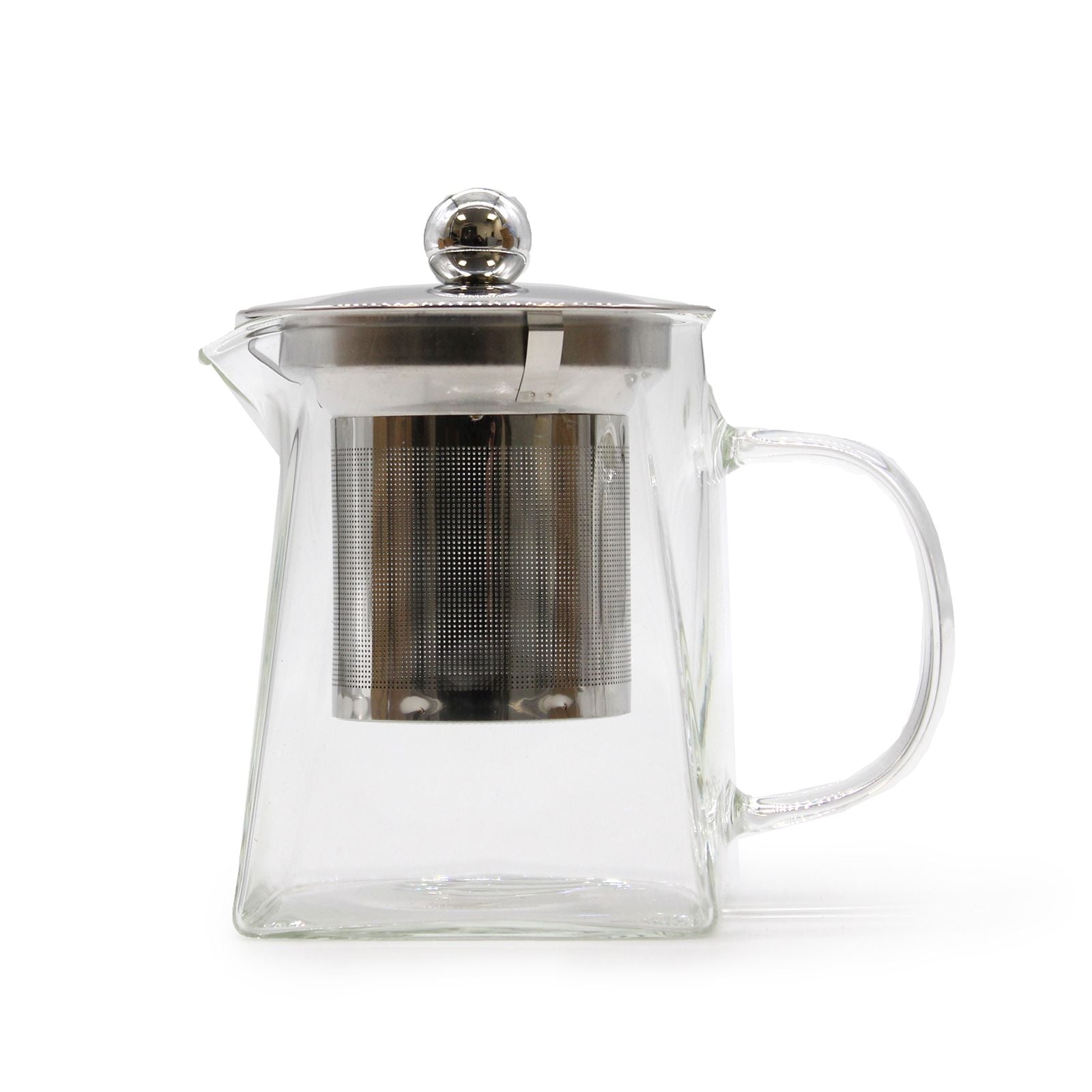 TOWER GLASS TEAPOT + INFUSER