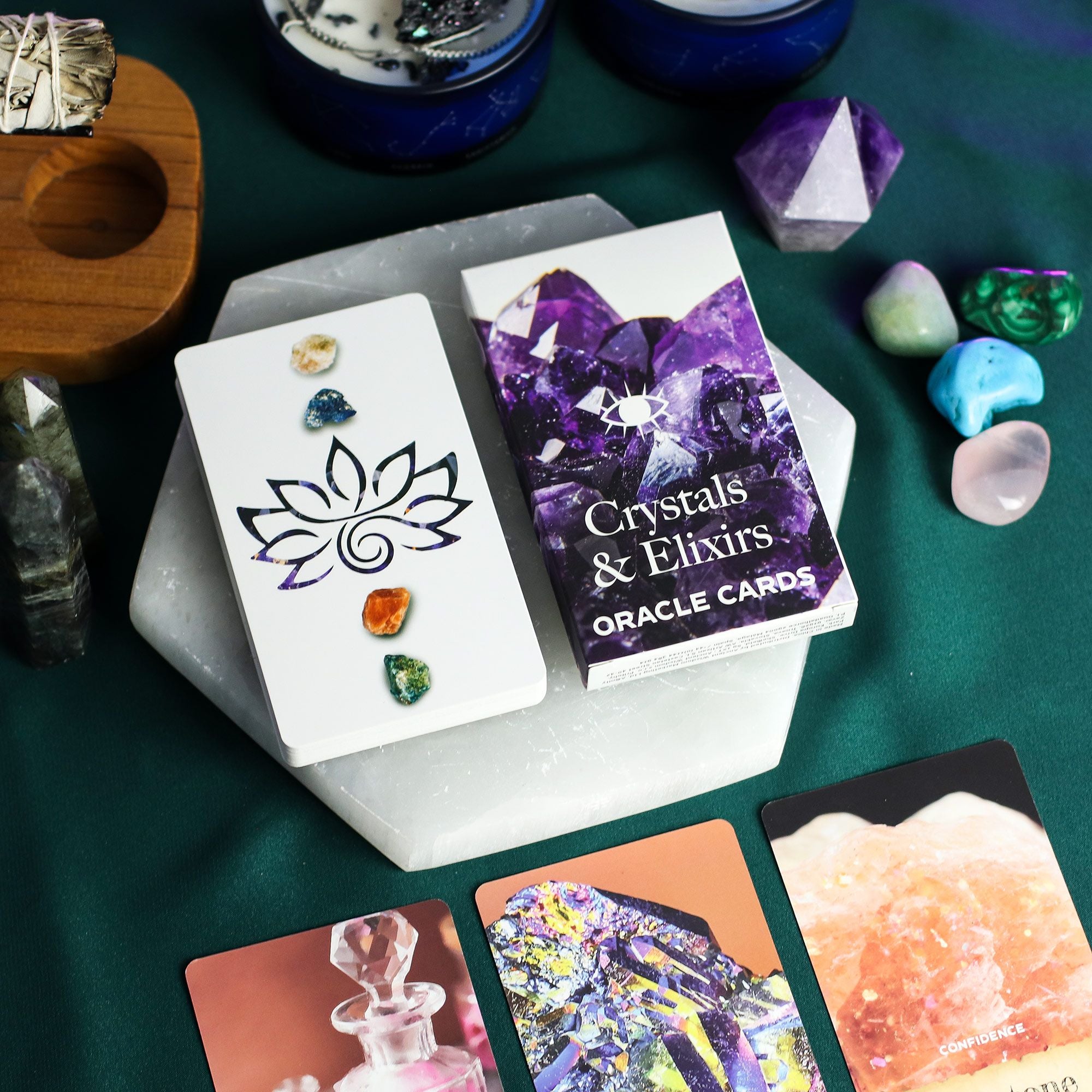 CRYSTALS + ELIXIRS ORACLE CARDS