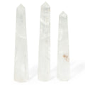 ROCK CRYSTAL SIX FACE OBELISK POINT (17CM)