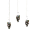 RAW MOSS AGATE PENDULUM