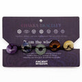 "I AM THE WISDOM" CHAKRA AFFIRMATION BRACELET