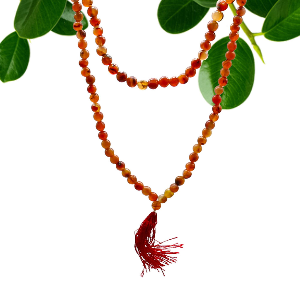 CARNELIAN MALA BEADS