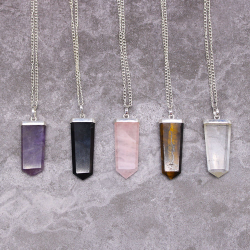 AMETHYST PENDANT NECKLACE