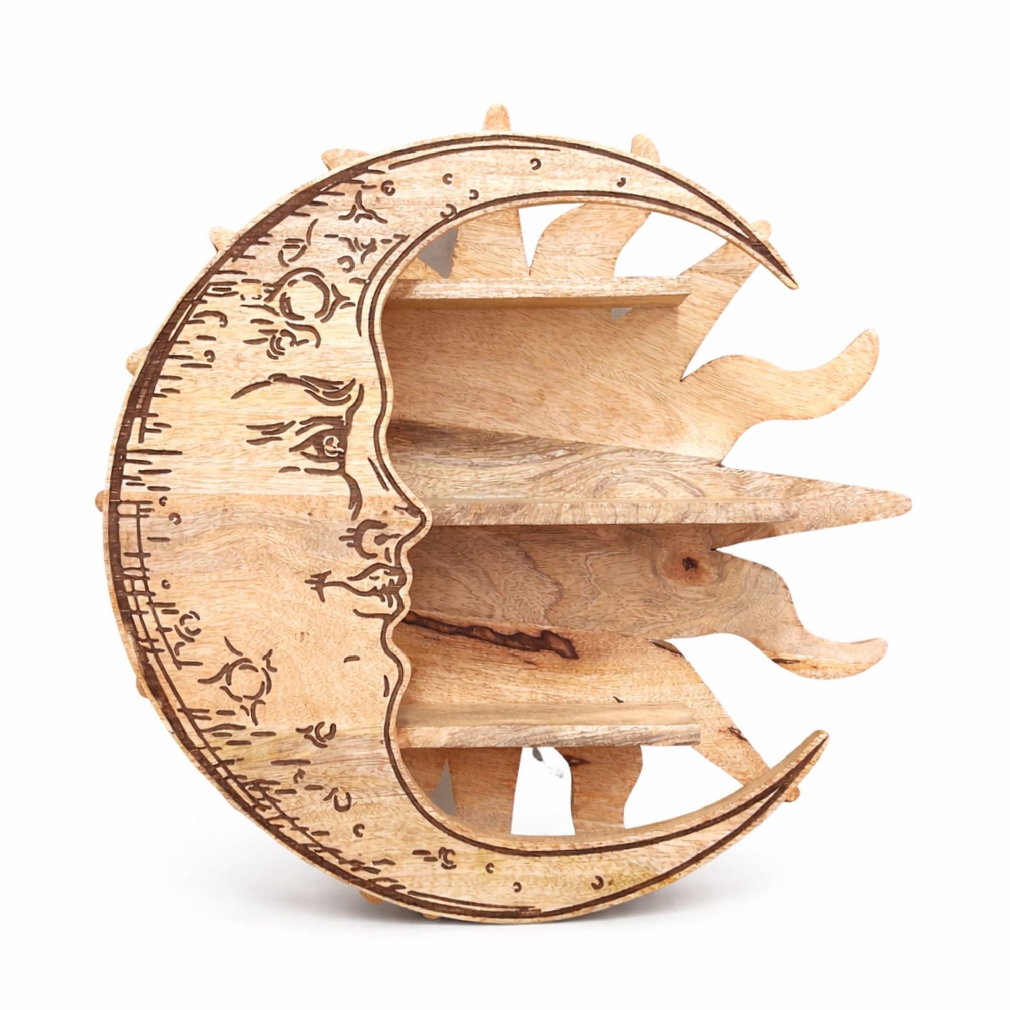 SUNRAYS + MOON 3 TIER WALL SHELF